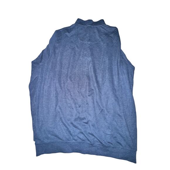 Peter Millar Crown Comfort Interlock Quarter Zip Sweater Men's Size XL Blue - Picture 3 of 5